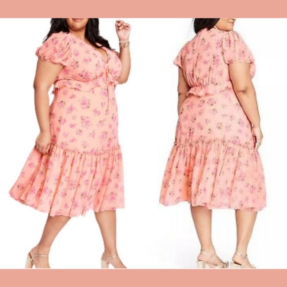 NEW LoveShackFancy for Target Dainty Fleur floral Midi Dress [ PLUS‎ 20W ] - Picture 2 of 12
